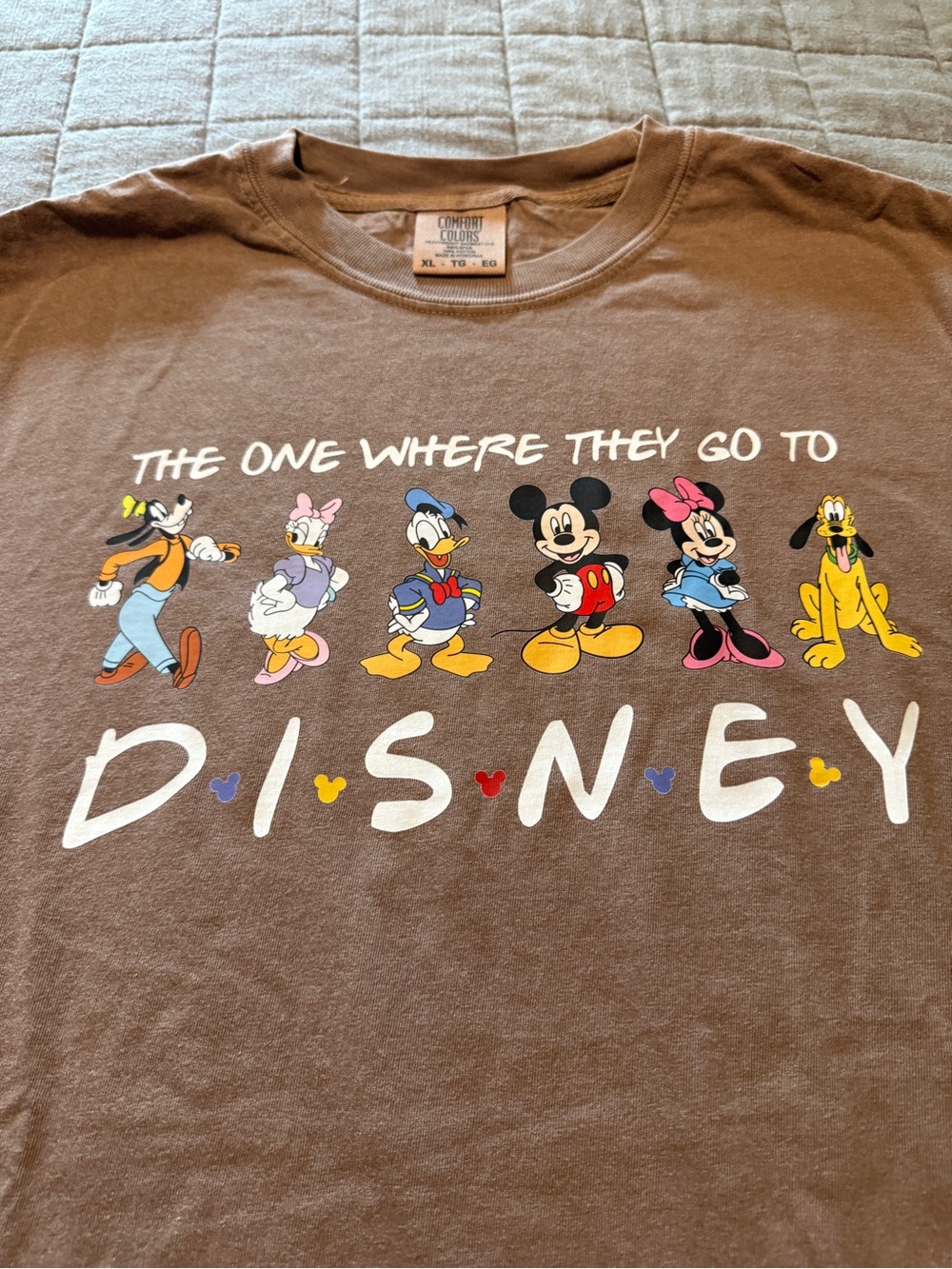 Disney Brown unisex T-Shirt - Classic Characters